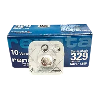 Батарейка Renata 329 (SR731SW) Silver Oxide 1.55V (1/10/100)