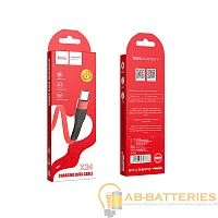 Кабель HOCO X34 USB (m)-microUSB (m) 1м 2.4A силикон красный (1/31/310)
