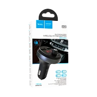 FM-трансмиттер HOCO E41 2USB microSD bluetooth 4.2 черный (1/96)