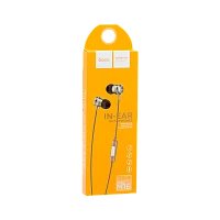 Наушники внутриканальные HOCO M16 с микр. золотой (1/30/300)