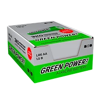 Батарейка GREEN POWERlab LR6 AA БОКС96 Щелочная 1.5V (96/384)