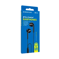 Наушники вставные Borofone BM54 с микр. черный (1/76/304)