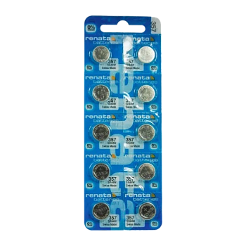 Батарейка Renata 357 (SR44W) BL10 Silver Oxide 1.55V (10/100)