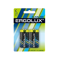 Батарейка Ergolux LR14 C BL2 Alkaline 1.5V (2/12/96)