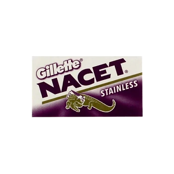 Лезвия Gillette Stainless NACET двустронние 5шт в упаковке, цена за 1 лезвие (5/100/1200)