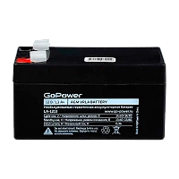 Аккумулятор свинцово-кислотный GoPower LA-1213 12V 1.3Ah клеммы T1/ F1 (1/20)