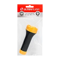 Фонарь универсальный Ultraflash 5002-ТН 4LED от батареек черный (1/25/200)