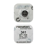 Батарейка Renata 341 (SR714SW) Silver Oxide 1.55V (1/10/100)