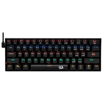 Клавиатура проводная Redragon Lakshmi игровая USB 1.8м черный (1/20)