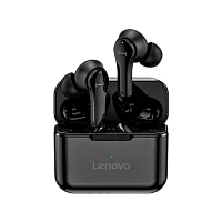 Наушники внутриканальные Lenovo QT82 bluetooth 5.0 с микр. черный 