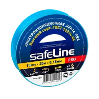Изолента Safeline 15мм*20м ПВХ синий (10/200)
