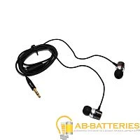 Наушники внутриканальные L-PRO S02MP TURBINE METALL черный (1/10/120)