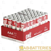 Батарейка Smartbuy ONE ECO LR03 AAA SH40 Alkaline 1.5V (40/960) 