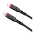 Кабель HOCO X59 Type-C (m)-Type-C (m) 2.0м 3.0A нейлон черный (1/33/330)