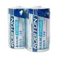 Батарейка Robiton STANDARD LR20 D Shrink 2 Alkaline 1.5V (2/12/144)