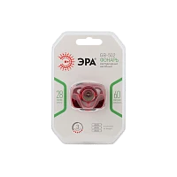 Фонарь налобный ЭРА GB-502 3W 1+3LED от батареек 4 режима красный (1/25/100)