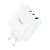 Сетевое З/У HOCO N30 1USB/2Type-C 65W QC3.0 с кабелем Type-C-Type-C белый (1/12/120)