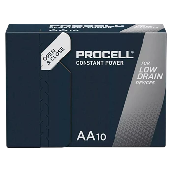*Батарейка Duracell Procell LR6 AA BOX10 Alkaline 1.5V (10/100/37400)