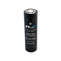 Аккумулятор ET IMR20700A Deluxe Pack 2 высокая токоотдача, 30/50А, 3100mAh, Li-Ion (2/100)
