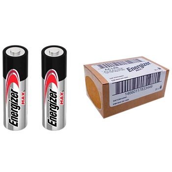 Батарейка Energizer MAX LR6 AA Shrink 4 BOX40 Alkaline 1.5V