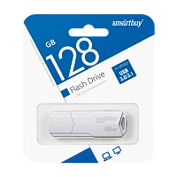 Флеш-накопитель Smartbuy Clue 128GB USB3.1 пластик белый