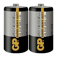 Батарейка GP Supercell R14 C Shrink 2 Heavy Duty 1.5V (2/24/480) R