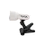 Светильник настольный Ultraflash UF-381 40W 230V E27 прищепка ЛОН белый (1/40)