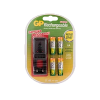 З/У для аккумуляторов GP PB330 Standard AA/AAA 2 слота +4AA 2500mAh (1/10)