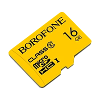 Карта памяти microSD Borofone 16GB Class10 UHS-I (U1) 85 МБ/сек V10 (1/100)