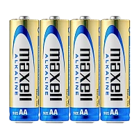 Батарейка Maxell LR6 AA Shrink 4 Alkaline 1.5V (4/40/800)