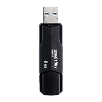 Флеш-накопитель Smartbuy Clue 8GB USB3.1 пластик черный