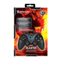 Геймпад беспроводной Defender Blaster USB/bluetooth 12 кн./2 стика черный (1/24)
