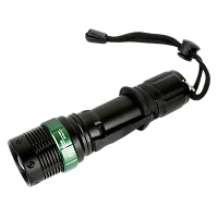 Фонарь универсальный Ultraflash E142 3W 1LED от батареек IP66 3 режима+ZOOM черный (1/24/48)