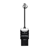 Картридер Smartbuy 707 USB2.0 microSD черный (1/20)