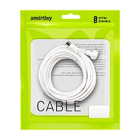 Кабель Smartbuy K-TV125 TV (m)-TV (f) 5м силикон серый (1/50)