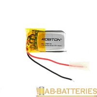 Аккумулятор ROBITON LP601120 3.7В 100мАч PK1 LP100-601120 (1/10/250)