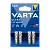 Батарейка Varta ULTRA FR03 AAA BL4 Lithium 1.5V (6103) (4/40/200)