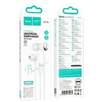 Наушники внутриканальные HOCO M116 с микр. Lightning (m) белый (1/31/310)