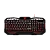 Клавиатура проводная Defender GK-100DL Doom Keeper игровая USB 1.5м черный (1/20)