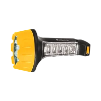 Фонарь туристический Ultraflash LED3819 2W 15+10LED от аккумулятора прямая подзарядка черный желтый