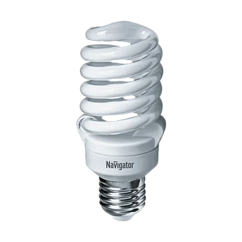 Лампа люминесцентная Navigator SF10 E14 11W 4000К 220-240V спираль (1/12/108)