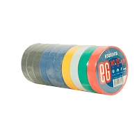 Изолента Еврогарант/EG 15мм*10м ПВХ ассорти (10/200) 
