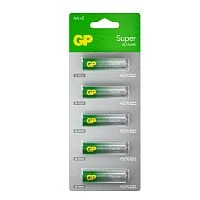 Батарейка GP Super G-Tech LR6 AA BL5 Alkaline 1.5V отрывные (5/60/600)