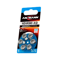 Батарейка ANSMANN Zinc-Air  675 UK BL6