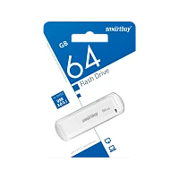 Флеш-накопитель Smartbuy LM05 64GB USB3.0 пластик белый 