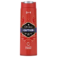 Гель для душа мужской Old Spice Captain 3 в 1 400мл