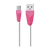 USB кабель REMAX Alien (IPhone 5/6/7/SE) 1M RC-030I Розовый (1M, 2.1A)