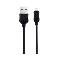 Кабель HOCO X6 USB (m)-Lightning (m) 1м 2.4A силикон черный (1/30/300)