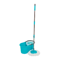 Швабра для пола Рыжий кот MopM-18 «Торнадо» 110см телескопическая с ведром и насадкой