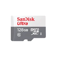 Карта памяти microSD SanDisk Ultra Light 128GB Class10 UHS-I (U1) 100 МБ/сек без адаптера